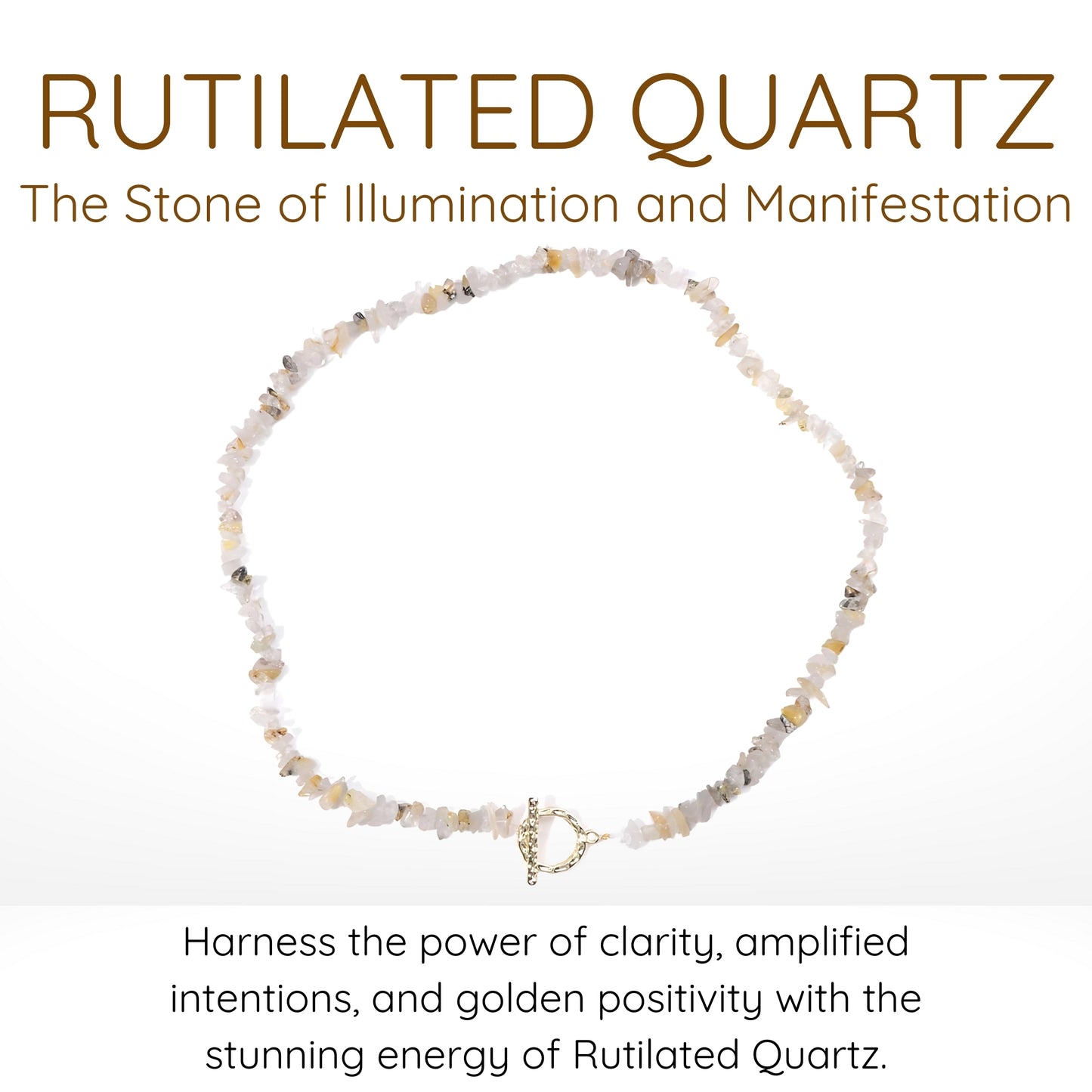 Rutilated Quartz Choker Necklace