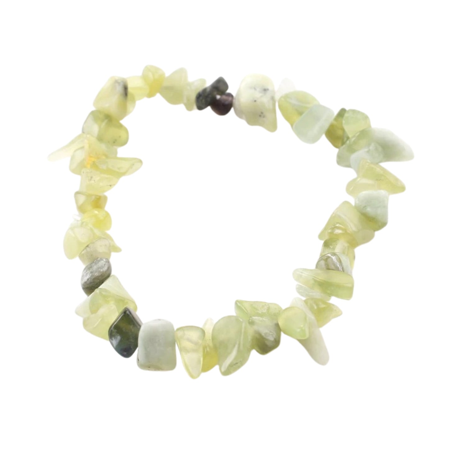 Serpentine Jade Gravel Bracelet