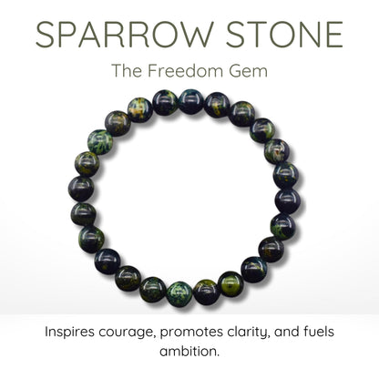 Sparrow Stone Bead Bracelet