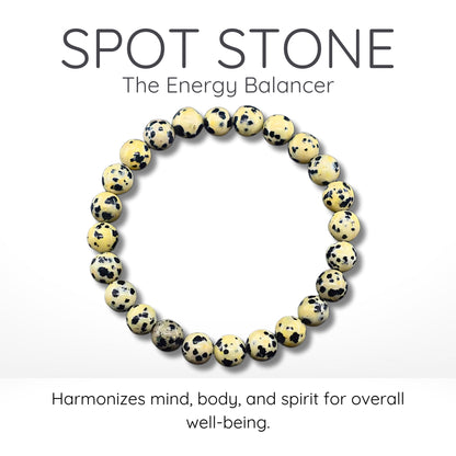 Spot Stone Bead Bracelet