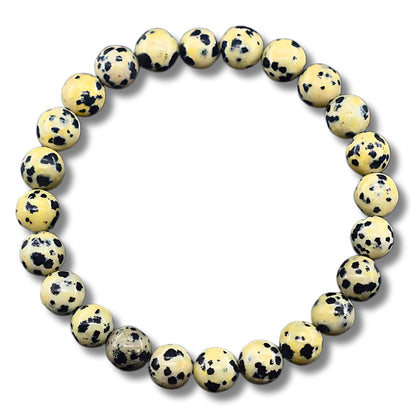 Spot Stone Bead Bracelet