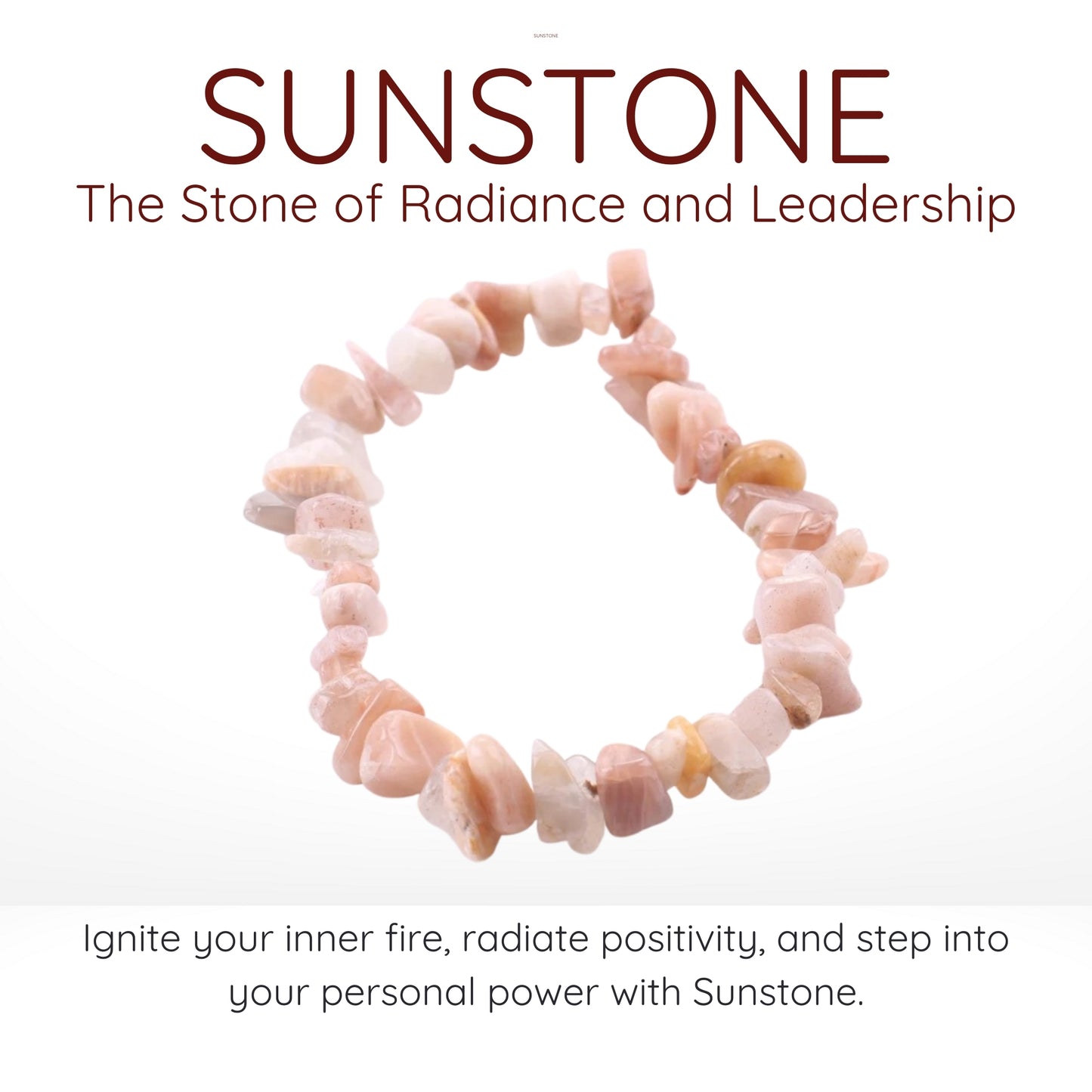 Sunstone Gravel Bracelet