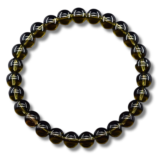 Tea Crystal Bead Bracelet