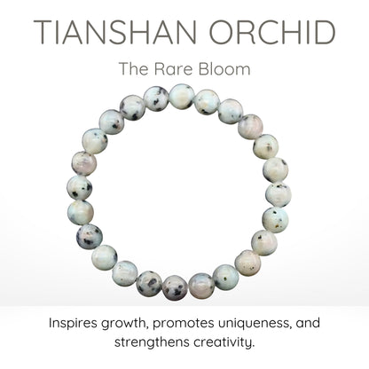 Tianshan Orchid Bead Bracelet