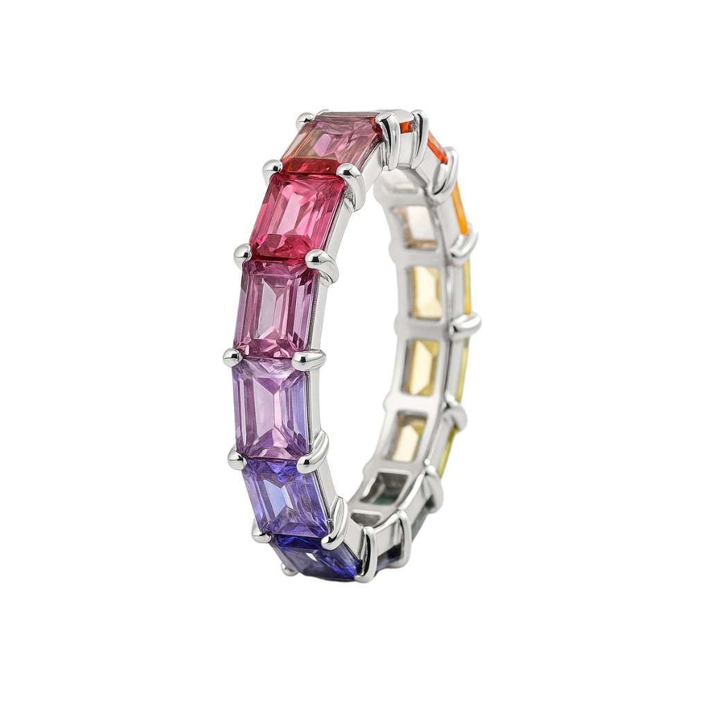 Rainbow Gemstone Ring