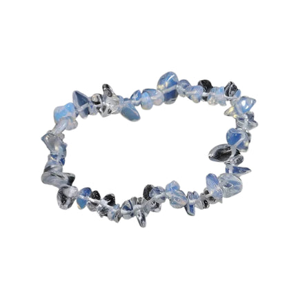 White Opal Gravel Bracelet