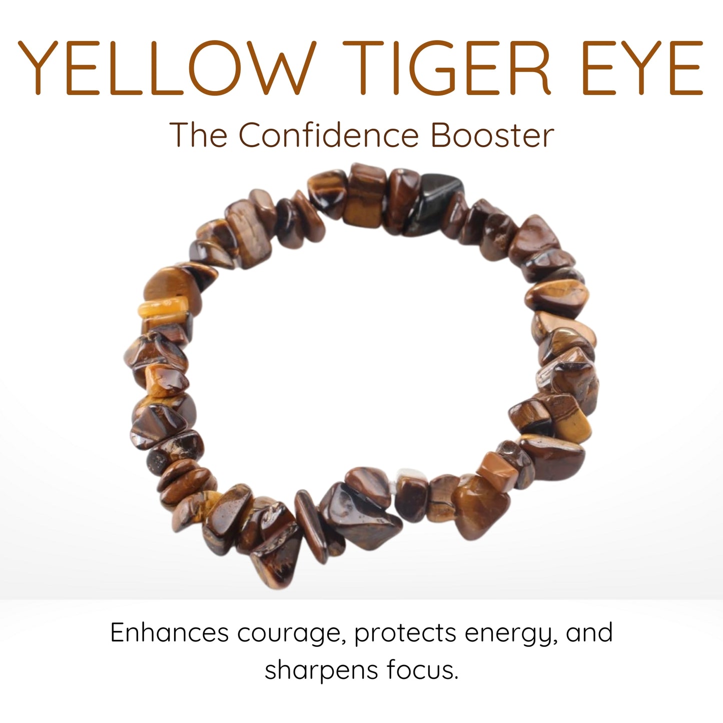 Yellow Tigers Eye Gravel Bracelet