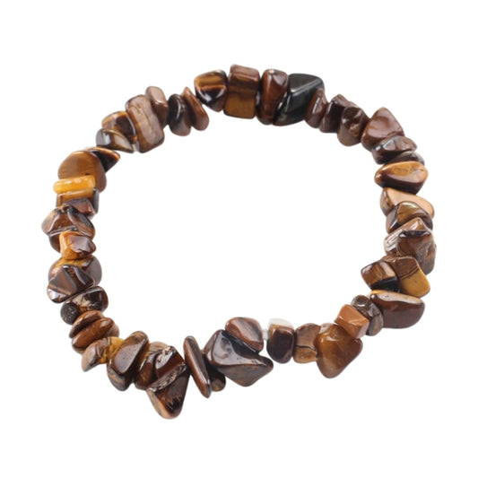 Yellow Tigers Eye Gravel Bracelet